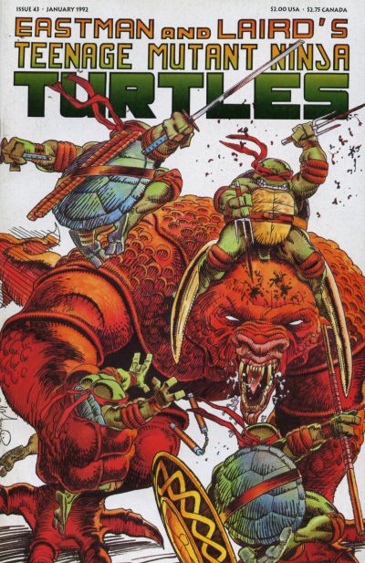 Cover for Teenage Mutant Ninja Turtles (Mirage, 1984 series) #43