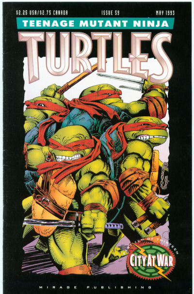 Cover for Teenage Mutant Ninja Turtles (Mirage, 1984 series) #59
