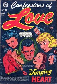 Cover Thumbnail for Confessions of Love (Star Publications, 1952 series) #4