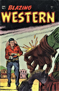 Cover Thumbnail for Blazing Western (Timor, 1954 series) #1