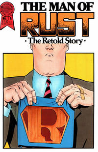 Cover for The Man of Rust (Blackthorne, 1986 series) #1 [Cover A]