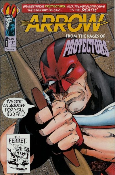 Cover for Arrow (Malibu, 1992 series) #1 [Direct]