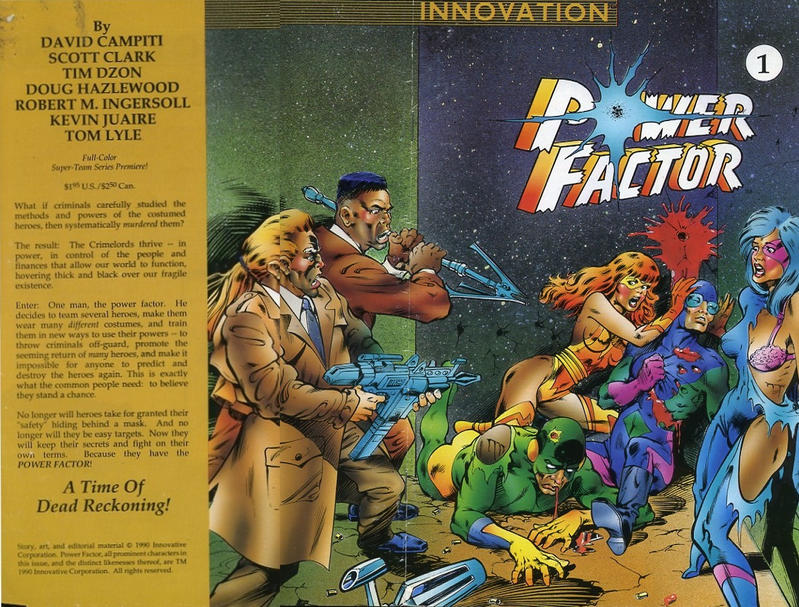Cover for Power Factor (Innovation, 1990 series) #1