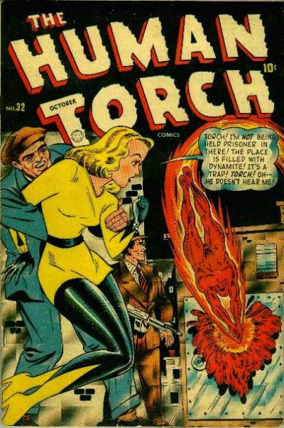 Cover for The Human Torch (Superior, 1948 series) #32