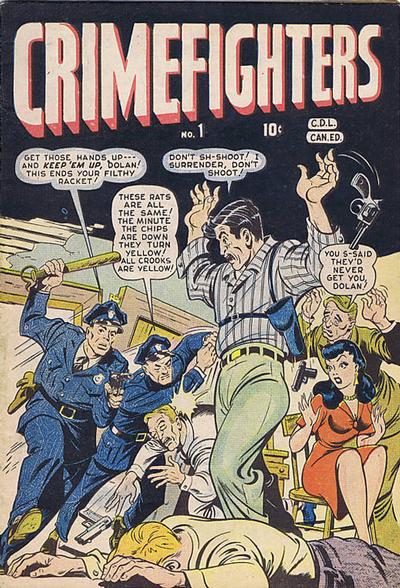 Cover for Crimefighters Comics (Bell Features, 1948 series) #1