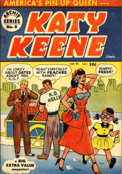 Cover for Katy Keene Comics [Archie Series] (Bell Features, 1949 ? series) #8