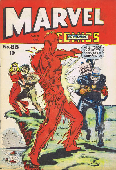 Cover for Marvel Mystery Comics (Bell Features, 1948 series) #88