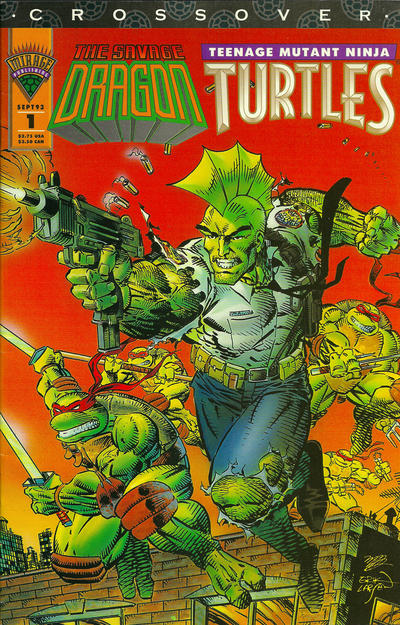 Cover for Savage Dragon / Teenage Mutant Ninja Turtle Crossover (Mirage, 1993 series) #1