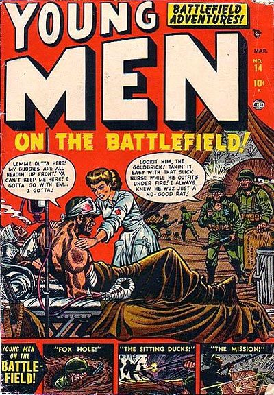 Cover for Young Men on the Battlefield (Marvel, 1952 series) #14