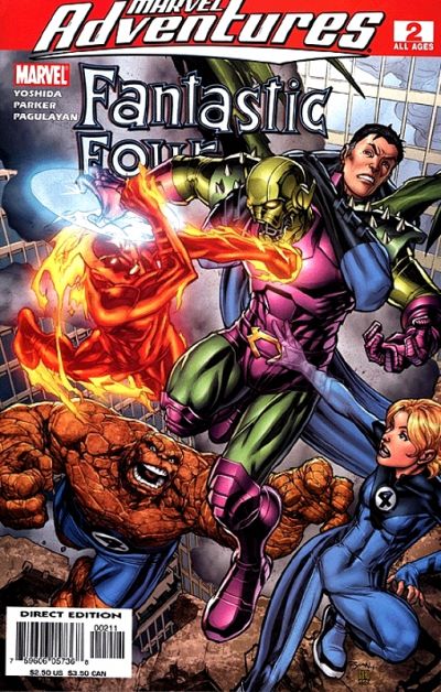 Cover for Marvel Adventures Fantastic Four (Marvel, 2005 series) #2