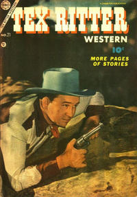 Cover Thumbnail for Tex Ritter Western (Charlton, 1954 series) #21