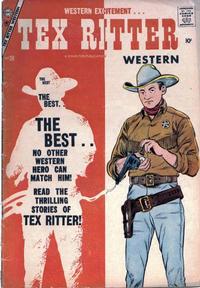 Cover for Tex Ritter Western (Charlton, 1954 series) #38