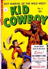 Cover Thumbnail for Kid Cowboy (Ziff-Davis, 1950 series) #2