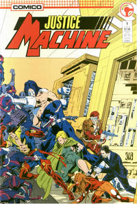 Cover Thumbnail for Justice Machine (Comico, 1987 series) #1 [Direct]