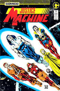 Cover for Justice Machine (Comico, 1987 series) #2 [Direct]