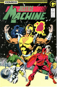 Cover for Justice Machine (Comico, 1987 series) #3 [Direct]