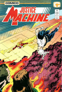 Cover for Justice Machine (Comico, 1987 series) #4 [Direct]