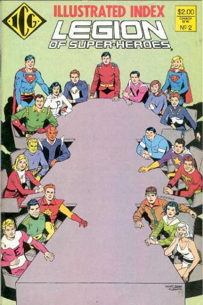 Cover for The Official Legion of Super-Heroes Index (Independent Comics Group, 1986 series) #2