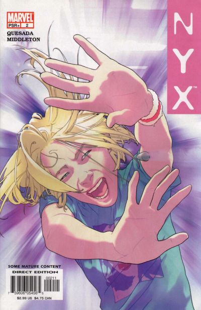 Cover for NYX (Marvel, 2003 series) #2