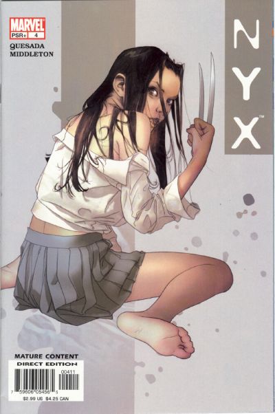 Cover for NYX (Marvel, 2003 series) #4