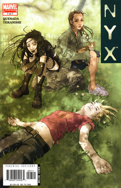 Cover for NYX (Marvel, 2003 series) #7