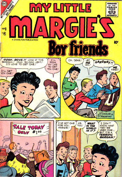 Cover for My Little Margie's Boy Friends (Charlton, 1955 series) #8