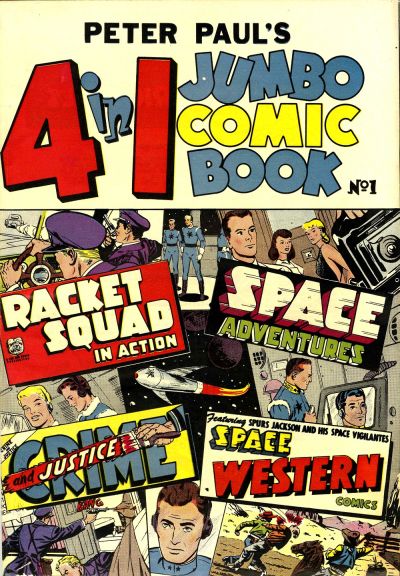Cover for Peter Paul's 4 in 1 Jumbo Comic Book (Charlton, 1953 series) #1