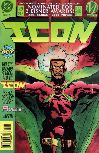 Cover for Icon (DC, 1993 series) #29 [Direct Sales]