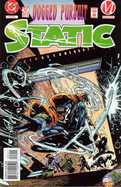Cover for Static (DC, 1993 series) #22 [Direct Sales]