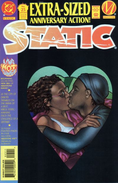 Cover for Static (DC, 1993 series) #25 [Direct Sales]