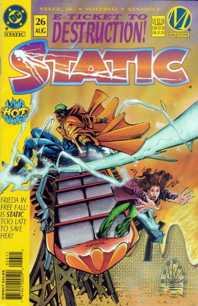 Cover for Static (DC, 1993 series) #26 [Direct Sales]
