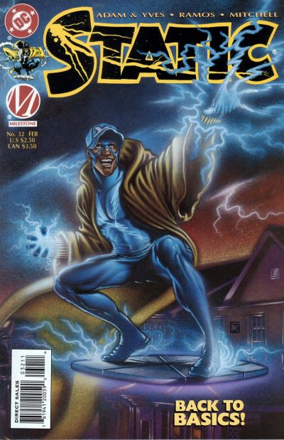 Cover for Static (DC, 1993 series) #32 [Direct Sales]