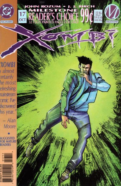 Cover for Xombi (DC, 1994 series) #17