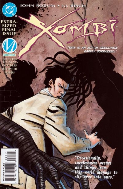 Cover for Xombi (DC, 1994 series) #21