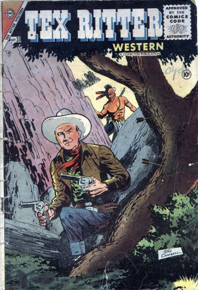 Cover for Tex Ritter Western (Charlton, 1954 series) #30