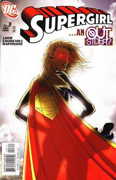Cover for Supergirl (DC, 2005 series) #3 [Direct Sales - Ian Churchill / Norm Rapmund Cover]