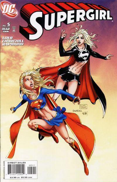 Cover for Supergirl (DC, 2005 series) #5 [Michael Turner / Ian Churchill Cover]