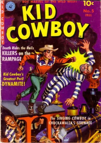 Cover for Kid Cowboy (Ziff-Davis, 1950 series) #5