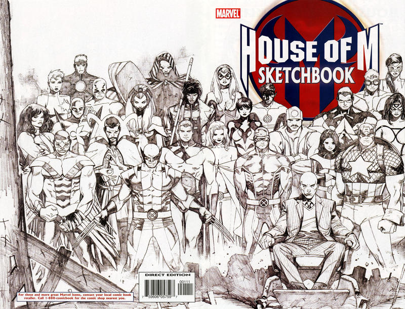 Cover for House of M Sketchbook (Marvel, 2005 series) 
