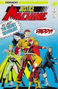 Cover for Justice Machine (Comico, 1987 series) #9 [Direct]