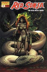 Cover for Red Sonja (Dynamite Entertainment, 2005 series) #1 [Michael Turner Cover]