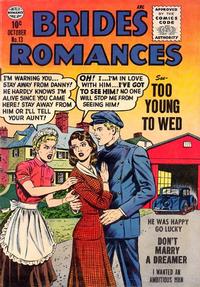 Cover for Brides Romances (Quality Comics, 1953 series) #13