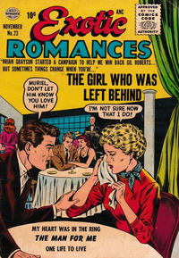 Cover Thumbnail for Exotic Romances (Quality Comics, 1955 series) #23