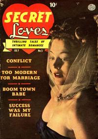 Cover Thumbnail for Secret Loves (Quality Comics, 1949 series) #5