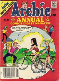 Cover Thumbnail for Archie Annual Digest (Archie, 1975 series) #45 [Newsstand]