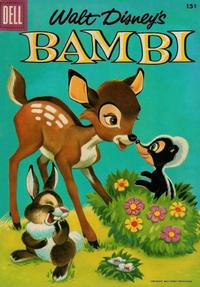 Cover Thumbnail for Walt Disney's Bambi (Dell, 1956 series) #3 [15¢]