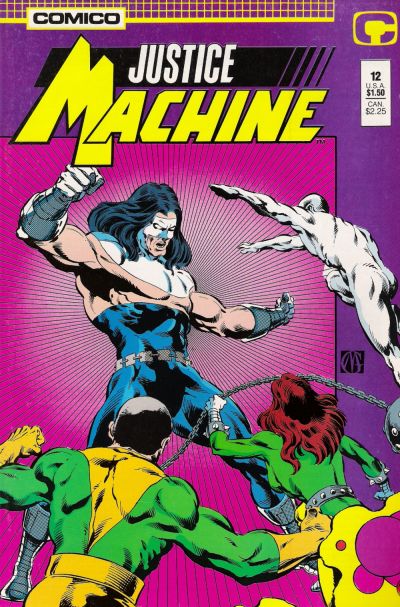 Cover for Justice Machine (Comico, 1987 series) #12