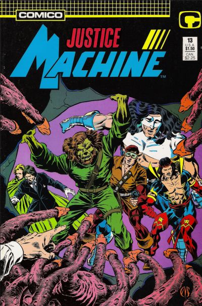 Cover for Justice Machine (Comico, 1987 series) #13