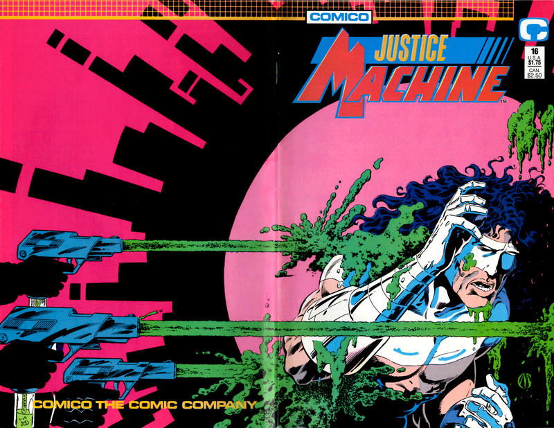 Cover for Justice Machine (Comico, 1987 series) #16