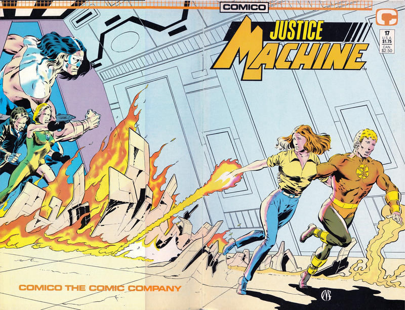Cover for Justice Machine (Comico, 1987 series) #17